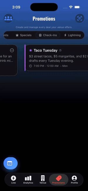 Check-in promotions